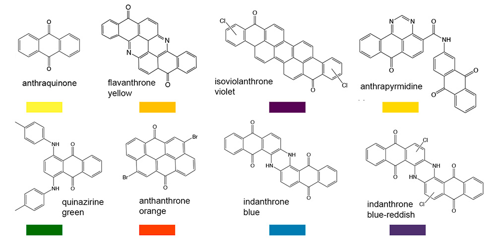 蒽醌染料化學結構