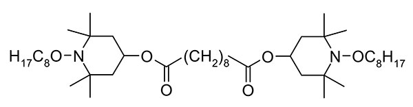 巴斯夫天樂(lè)榮123光穩(wěn)定劑分子結(jié)構(gòu)