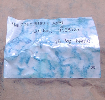 巴斯夫BASF L7080酞菁藍Heliogen海麗晶L7080有機顏料藍色粉